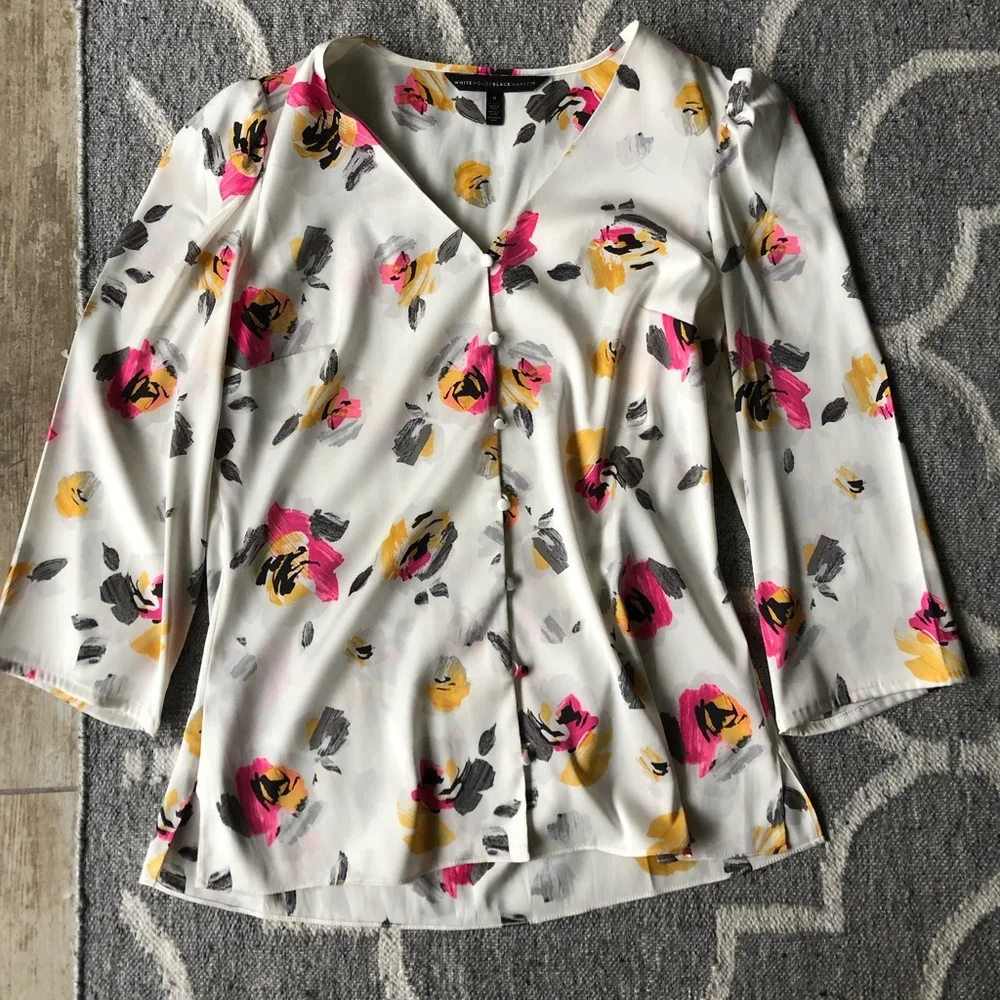 White House Black Market Blouse - Picture 1 of 6
